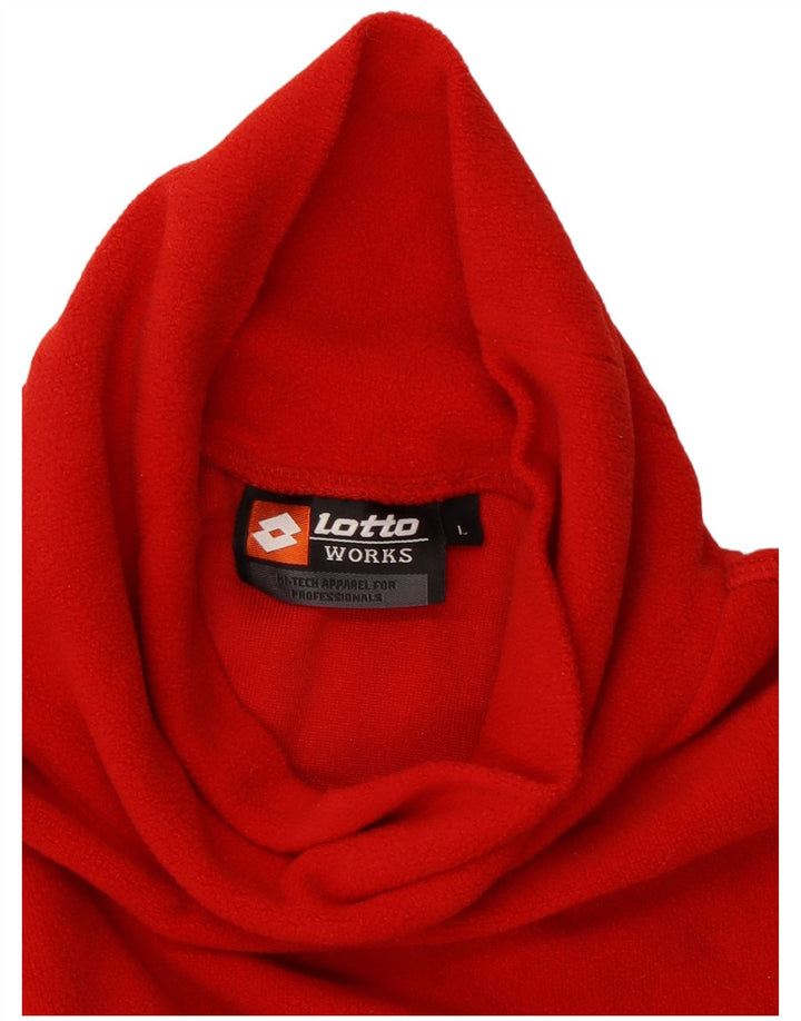 LOTTO Pull Polaire Homme Grand Rouge Polyester