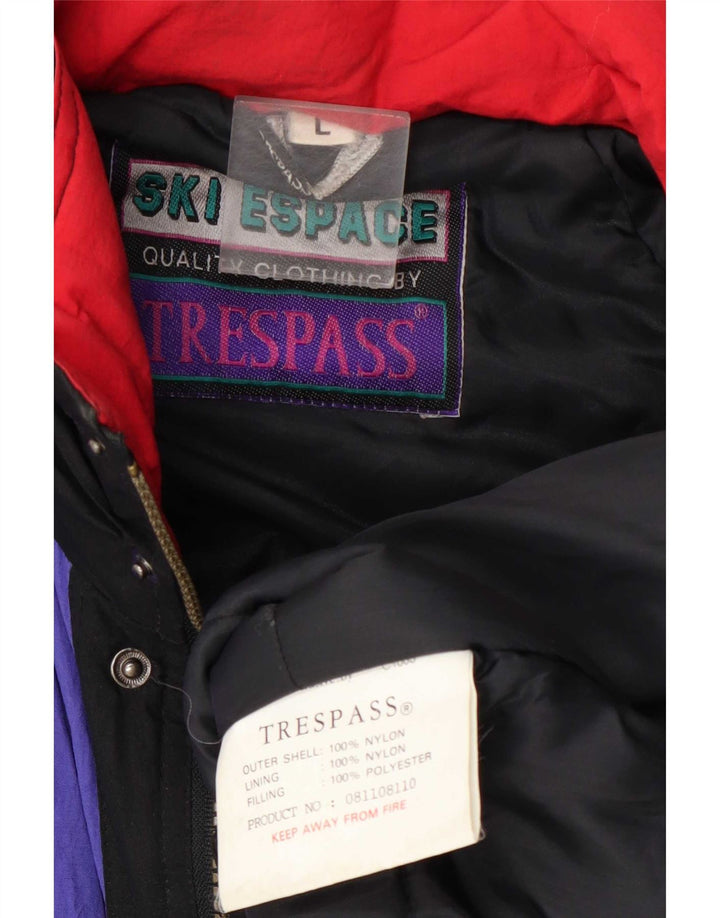 Trespass Veste de ski graphique pour homme UK 40 Large Multicolore Colourblock