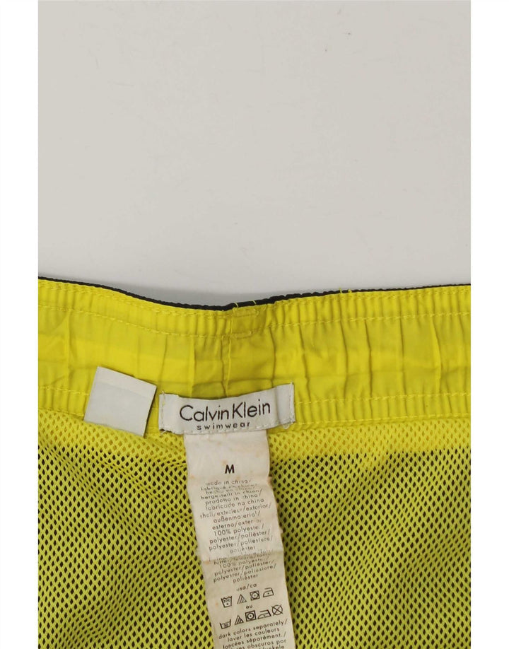 Calvin Klein Short de Bain Graphique Homme Bleu Marine Moyen Polyester