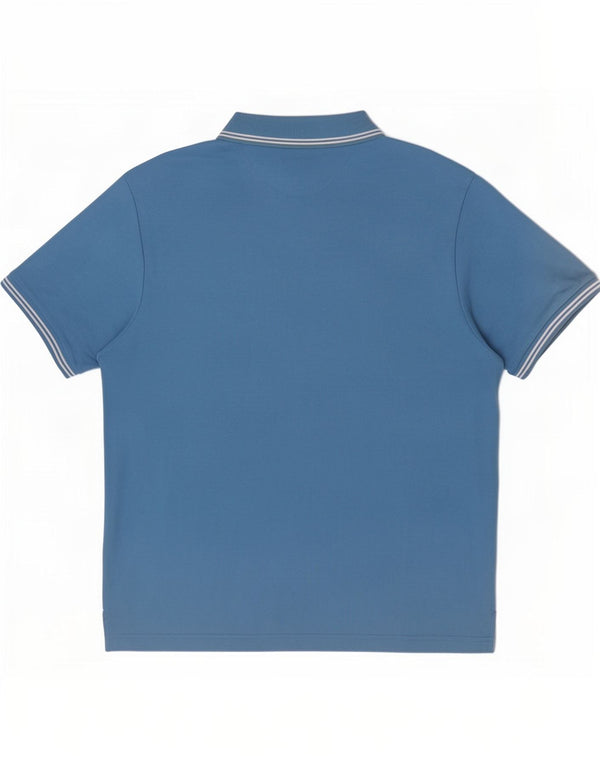 Champion Polo Easy Fit Homme Grand Bleu Coton