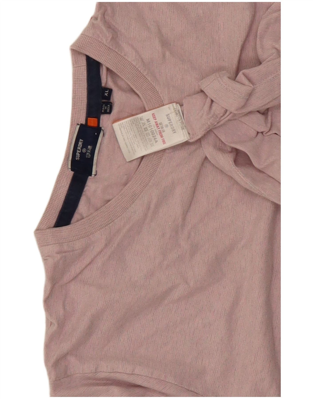 Superdry T-Shirt Homme Top XL Rose Coton