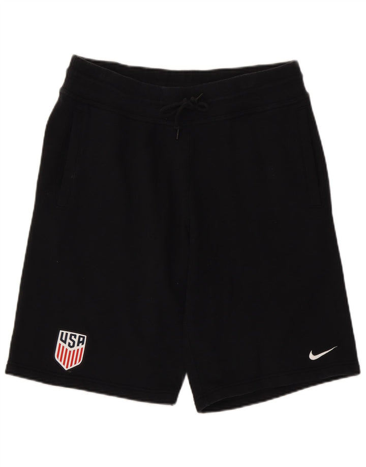 Nike Short de sport pour homme en coton noir moyen