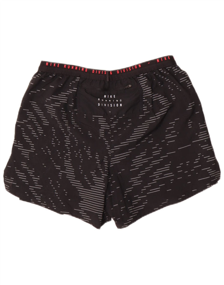 Nike Short de sport graphique pour homme Noir moyen géométrique