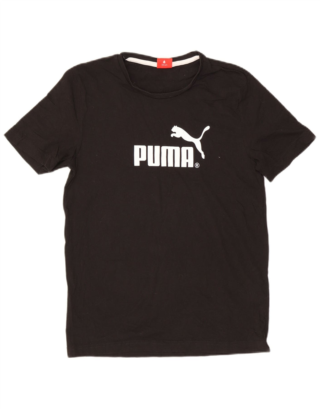 Puma T-shirt graphique pour homme, petit, noir, coton
