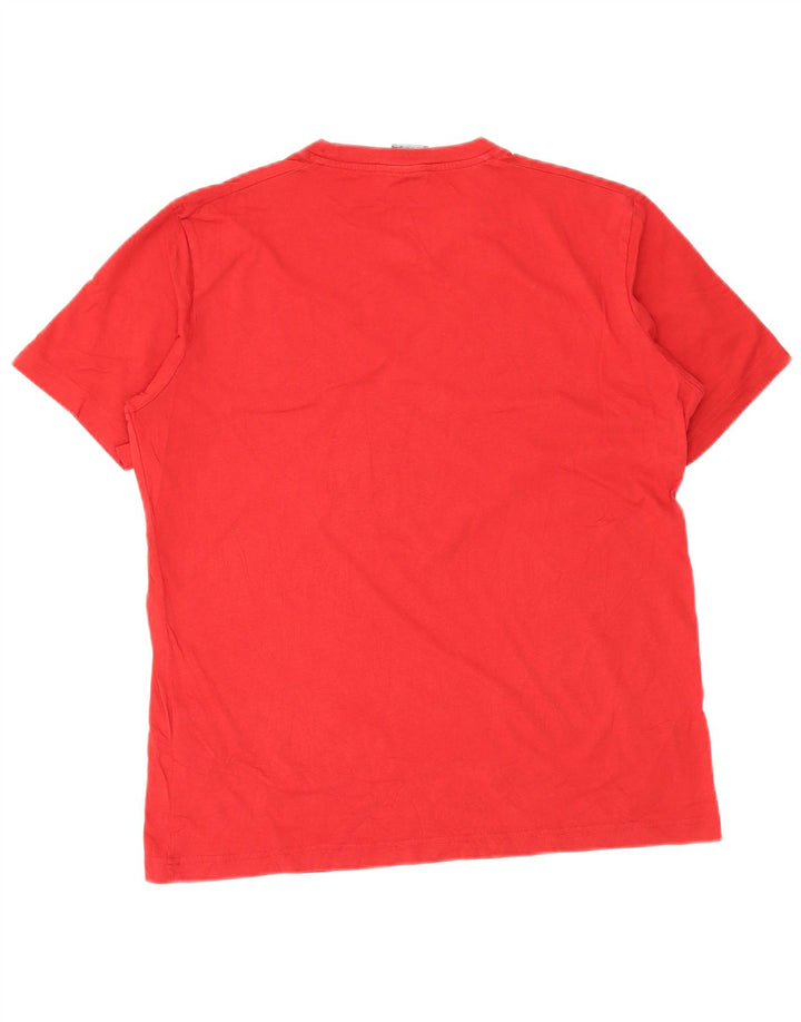 Champion Tee-Shirt Stanford Graphic Homme Rouge Moyen Coton
