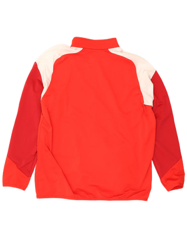 Puma Veste de survêtement pour homme 2XL Rouge Colorblock Polyester