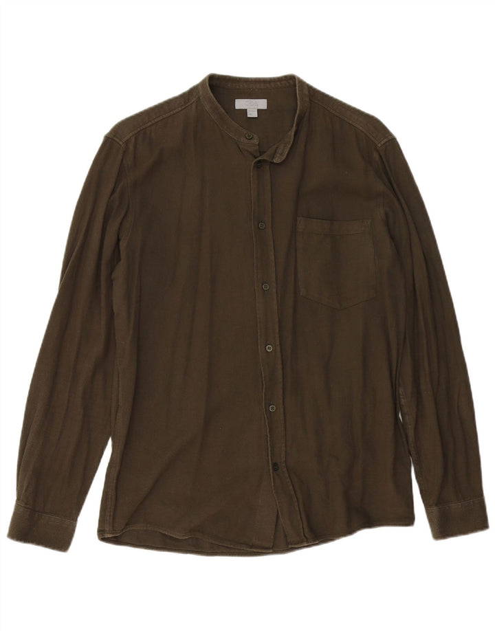 Cos Chemise Homme Petit Kaki Coton