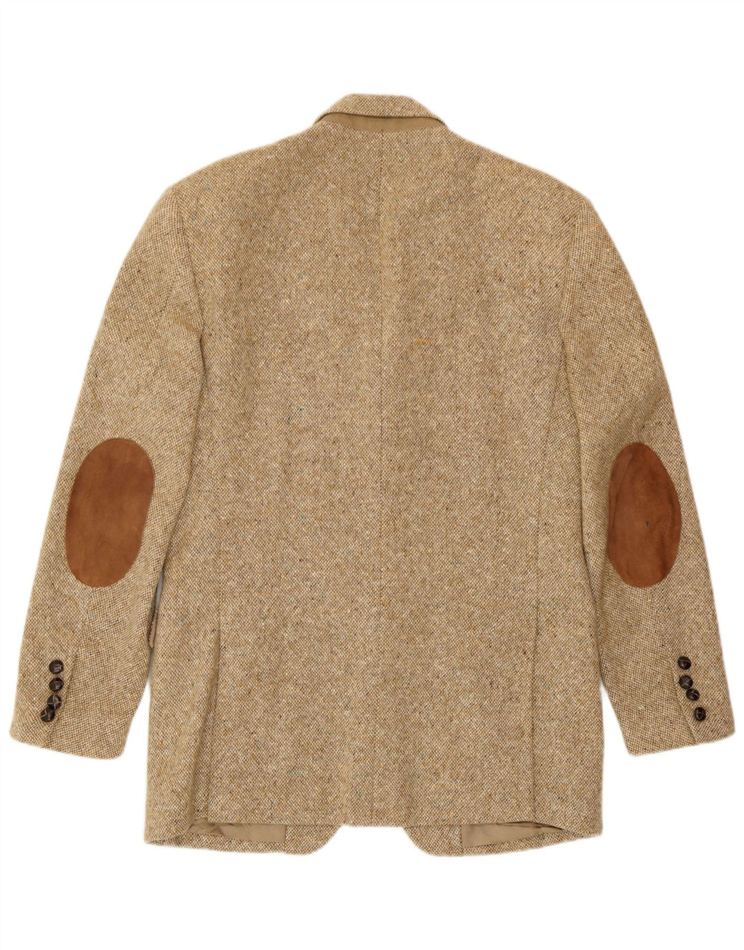 John Hanly&Co Ltd Veste blazer à 3 boutons pour homme UK 38 Beige moyen moucheté