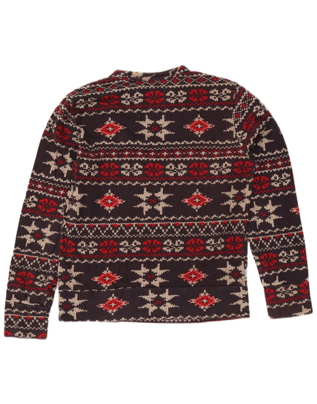 FRANKLIN MARSHALL Sweat-shirt graphique pour femme UK 10 Petit Marron