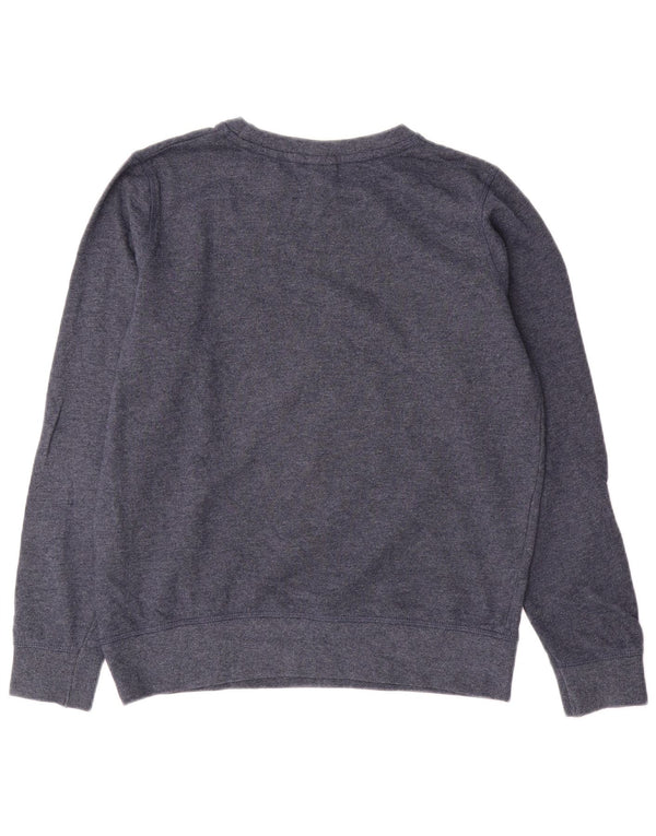 Weird Fish Sweat-shirt surdimensionné graphique pour femme UK 10 Petit Bleu marine