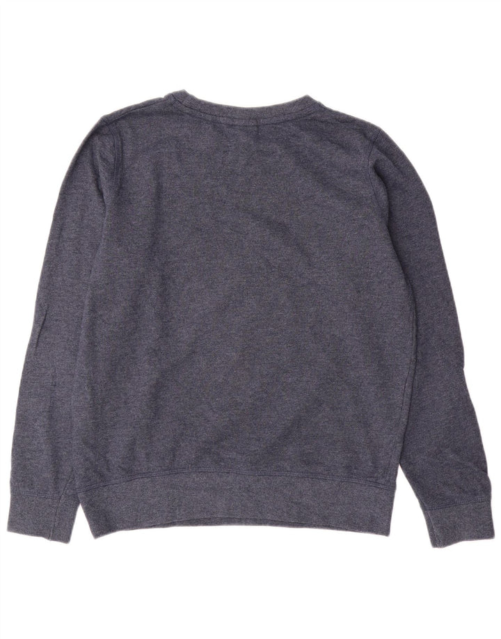 Weird Fish Sweat-shirt surdimensionné graphique pour femme UK 10 Petit Bleu marine