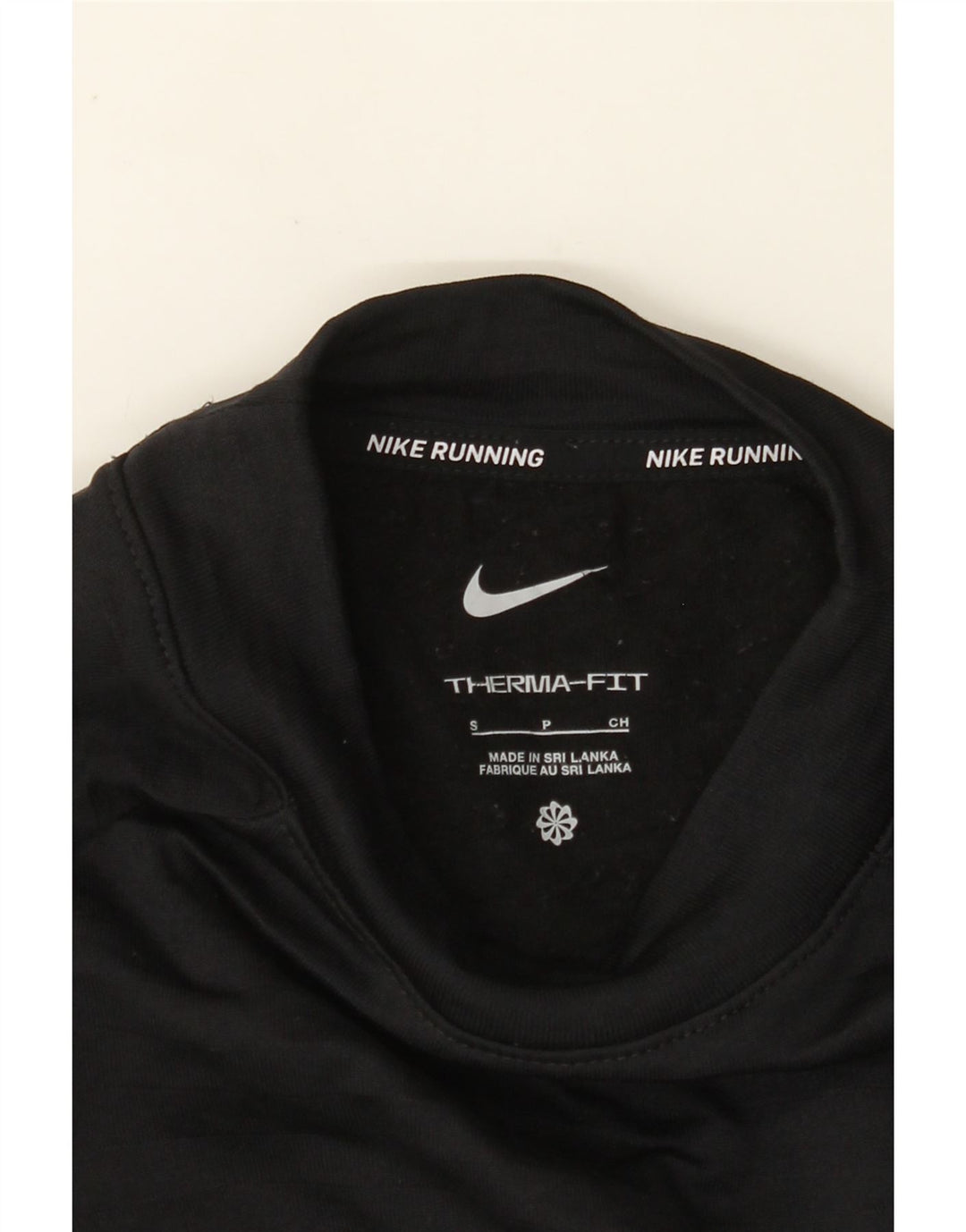 NIKE Haut Therma-Fit à manches longues pour femme UK 10 Small Noir