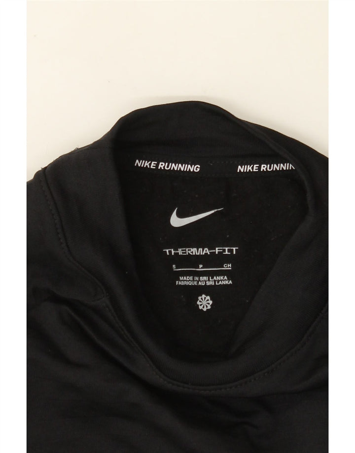 NIKE Haut Therma-Fit à manches longues pour femme UK 10 Small Noir