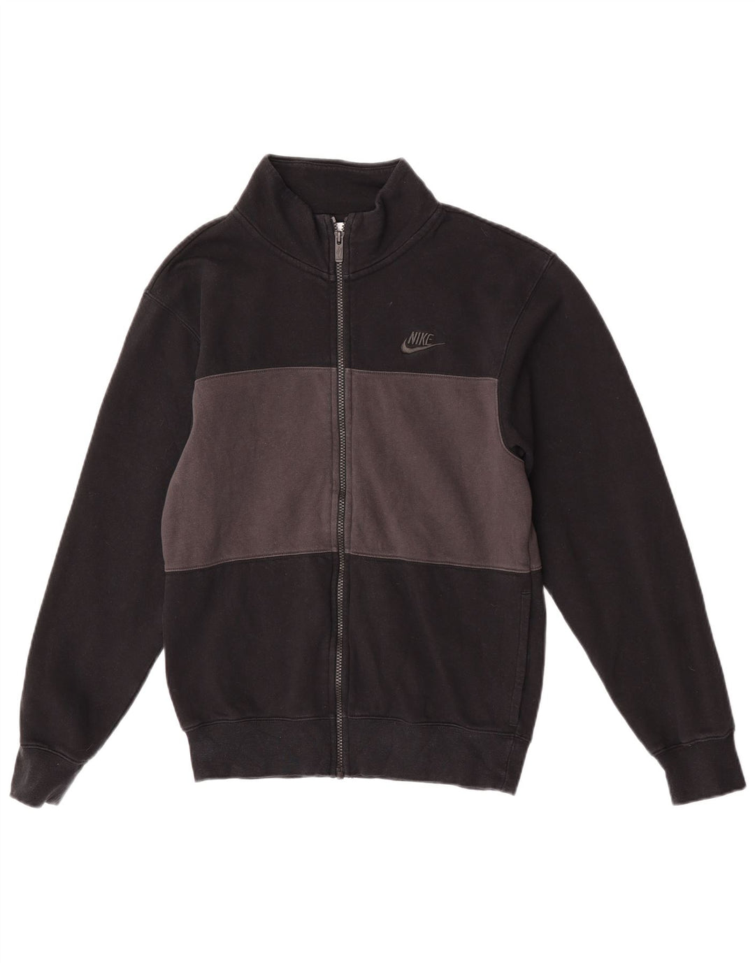 Nike Veste de survêtement pour homme XS en coton color block Noir