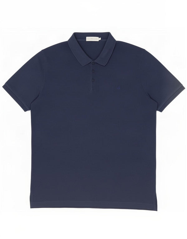 Calvin Klein Jeans Polo Homme XL Bleu Marine Coton