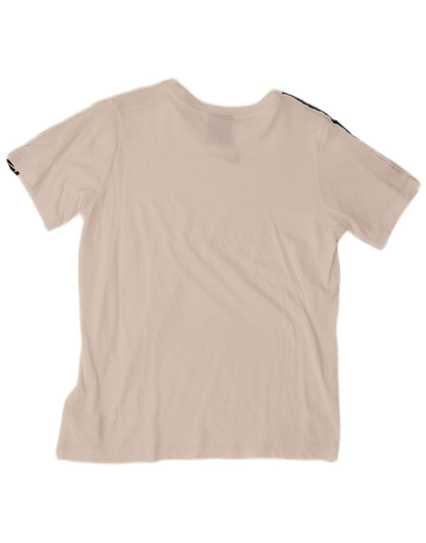 Nike T-shirt graphique pour garçon 13-14 ans XL Blanc Colorblock Coton