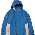 BRUGI Veste coupe-vent à capuche pour homme UK 38 Bleu moyen Colourblock