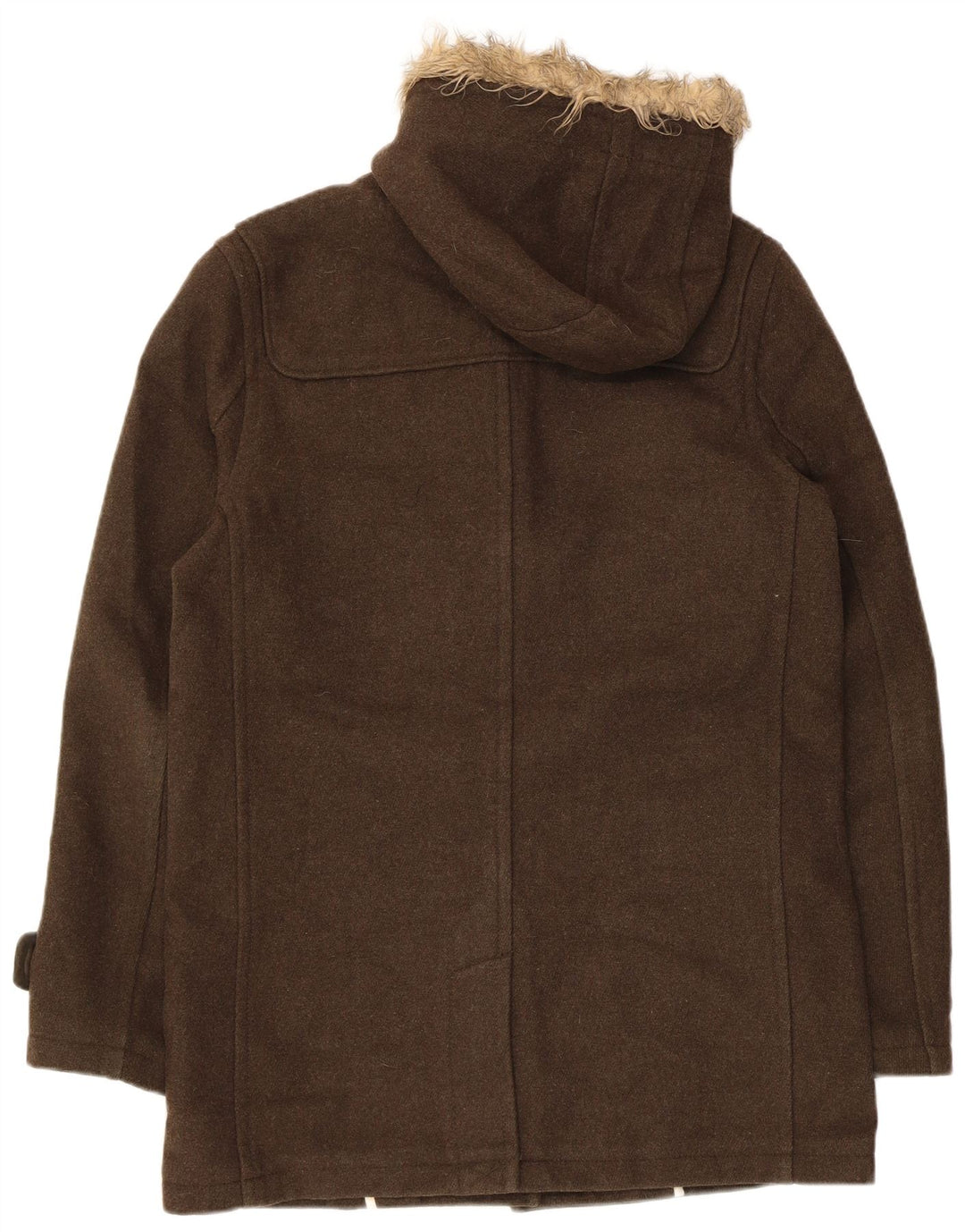 TOPMAN Duffle-coat à capuche pour homme UK 38 Laine marron moyen