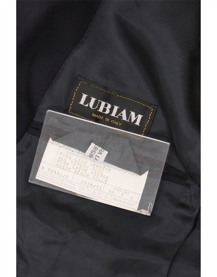 Lubiam Veste Blazer Croisée Homme IT 48 Bleu Marine Moyen