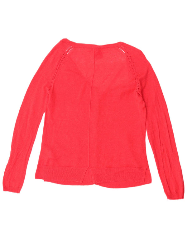 Cardigan White Stuff pour femme UK 12 Lin rouge moyen
