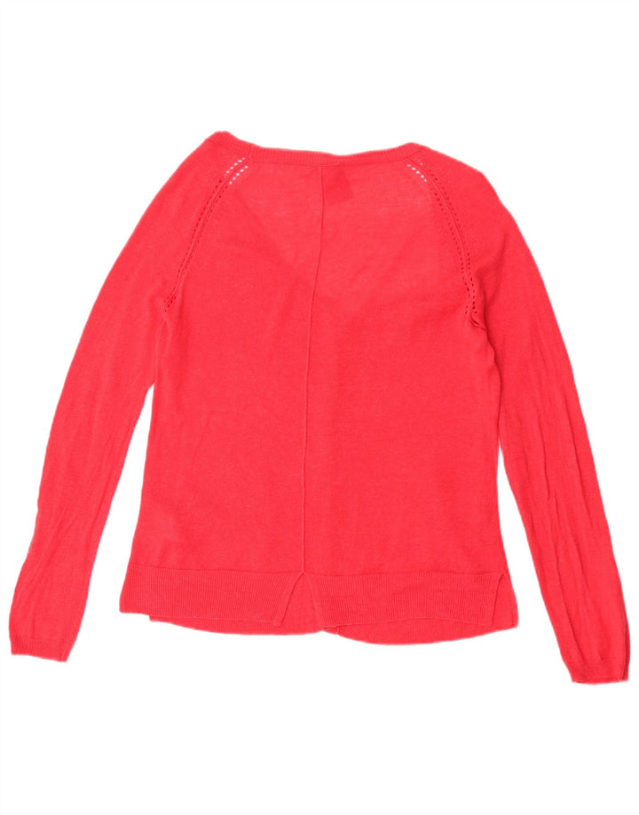 Cardigan White Stuff pour femme UK 12 Lin rouge moyen