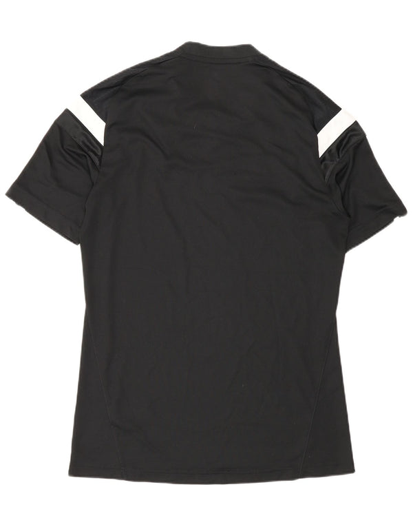 Adidas Mens Durham Graphic T-Shirt Top Small Black Colourblock Polyester