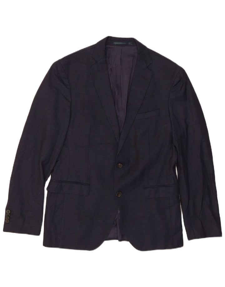 Hugo Boss Veste blazer à 2 boutons pour homme EU 46 Petit Bleu marine