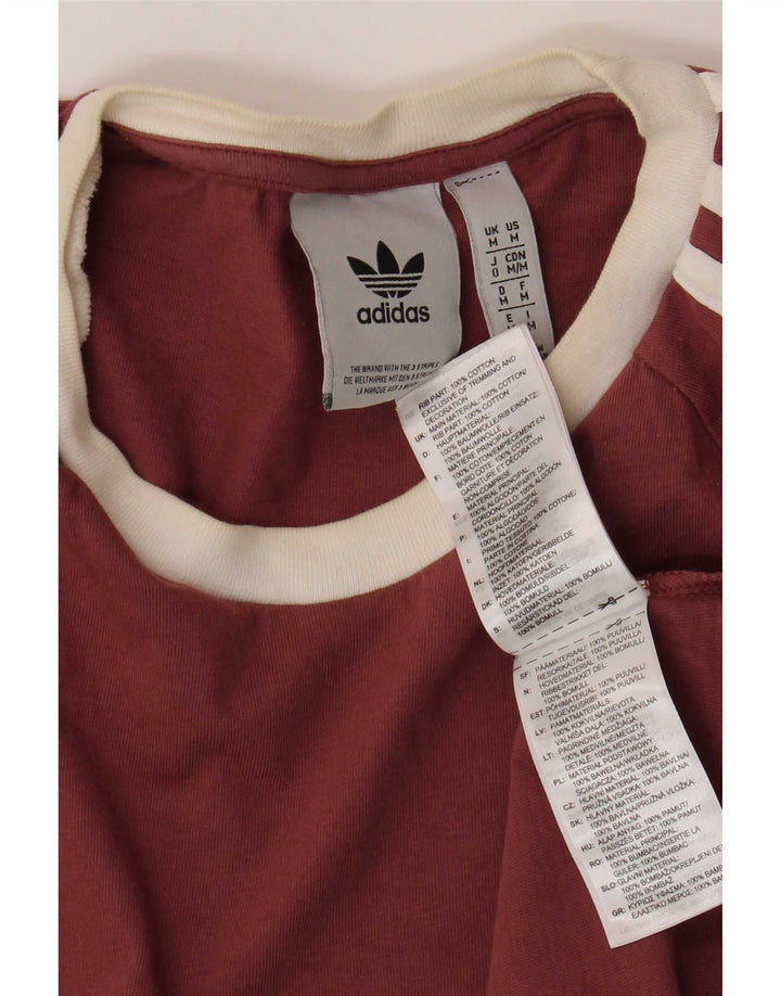 Adidas T-Shirt Homme Top Coton Bordeaux Moyen