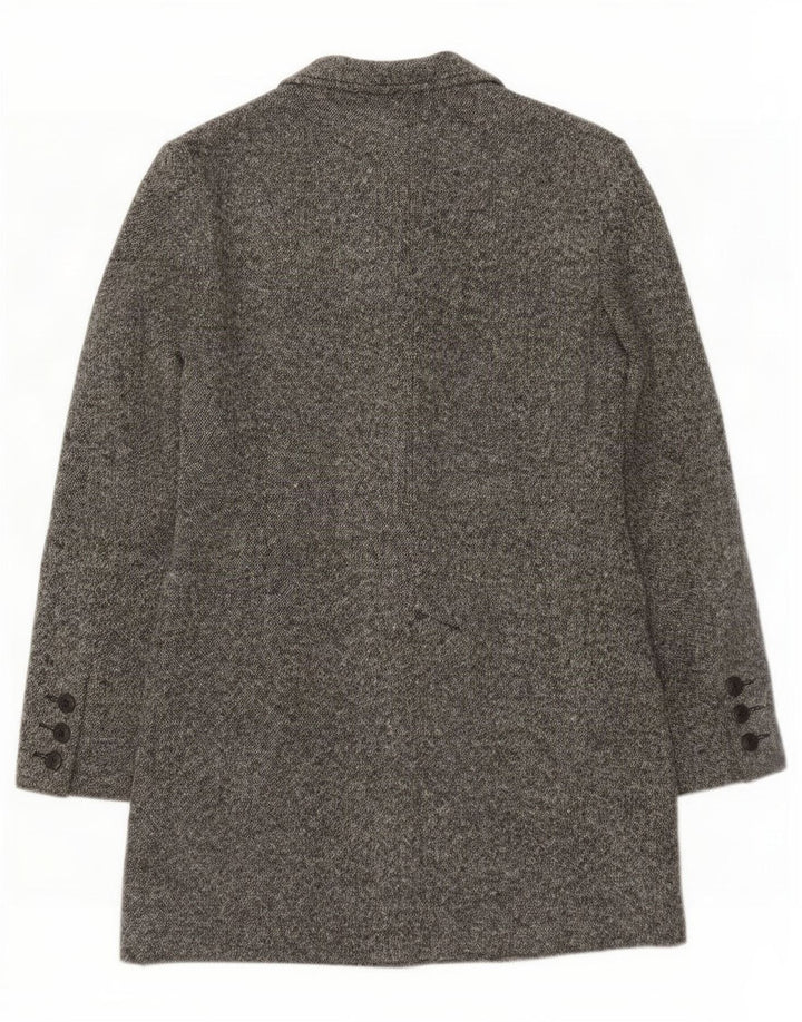 Zara Femme Manteau Oversize EU 38 Petite Laine Grise