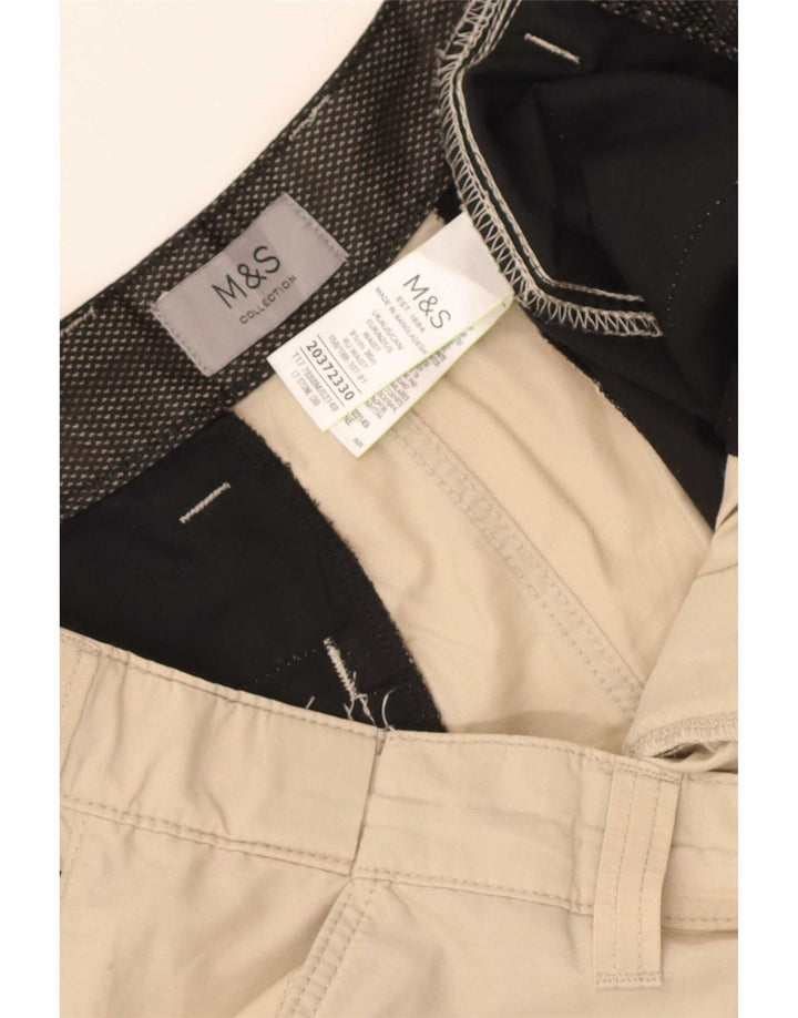 Marks & Spencer Short cargo pour homme W36 Grand coton beige
