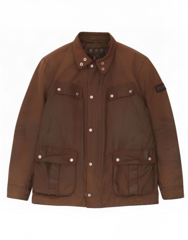 Barbour Veste en coton ciré pour homme UK 40 Large Marron