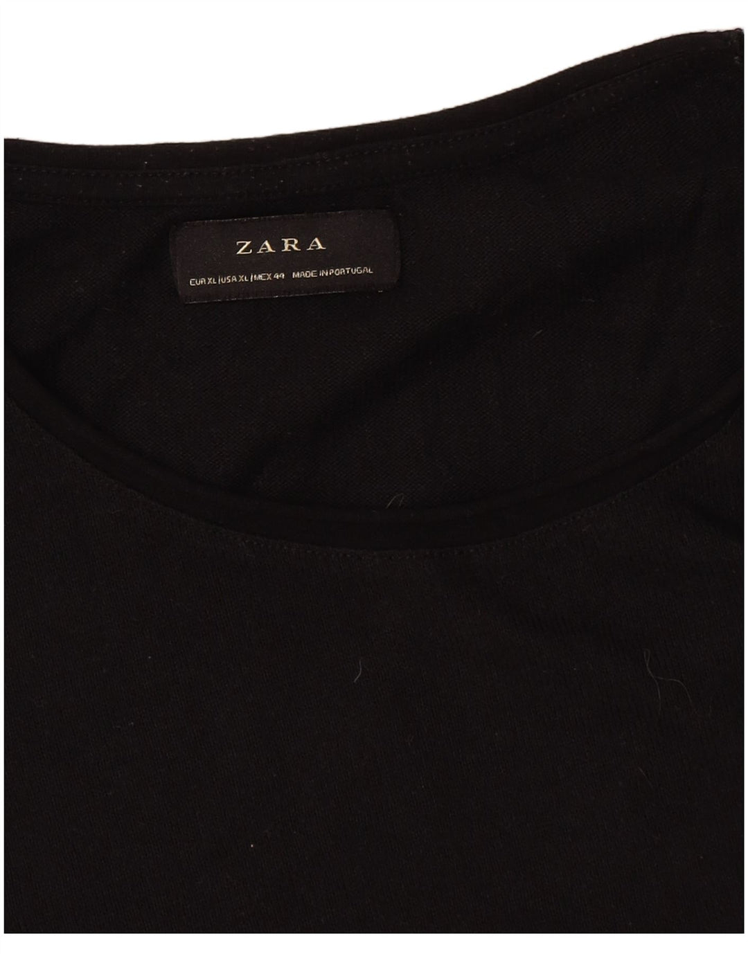 Zara T-Shirt Homme Top XL Noir
