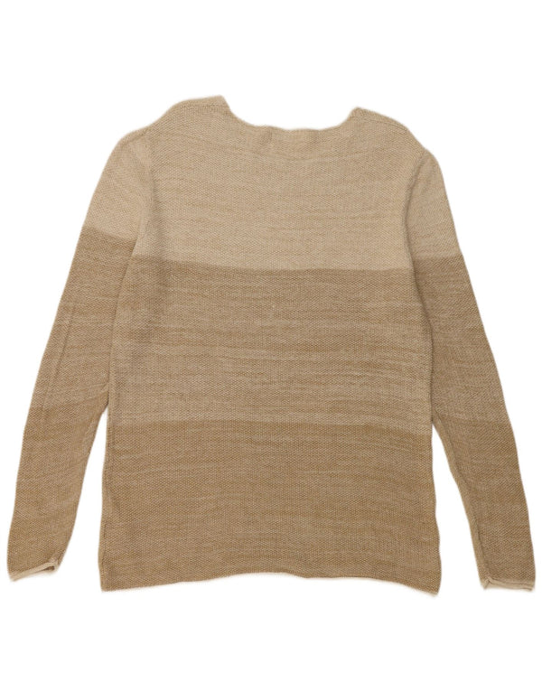 Jack & Jones Pull col bateau pour homme 2XL en coton color block beige