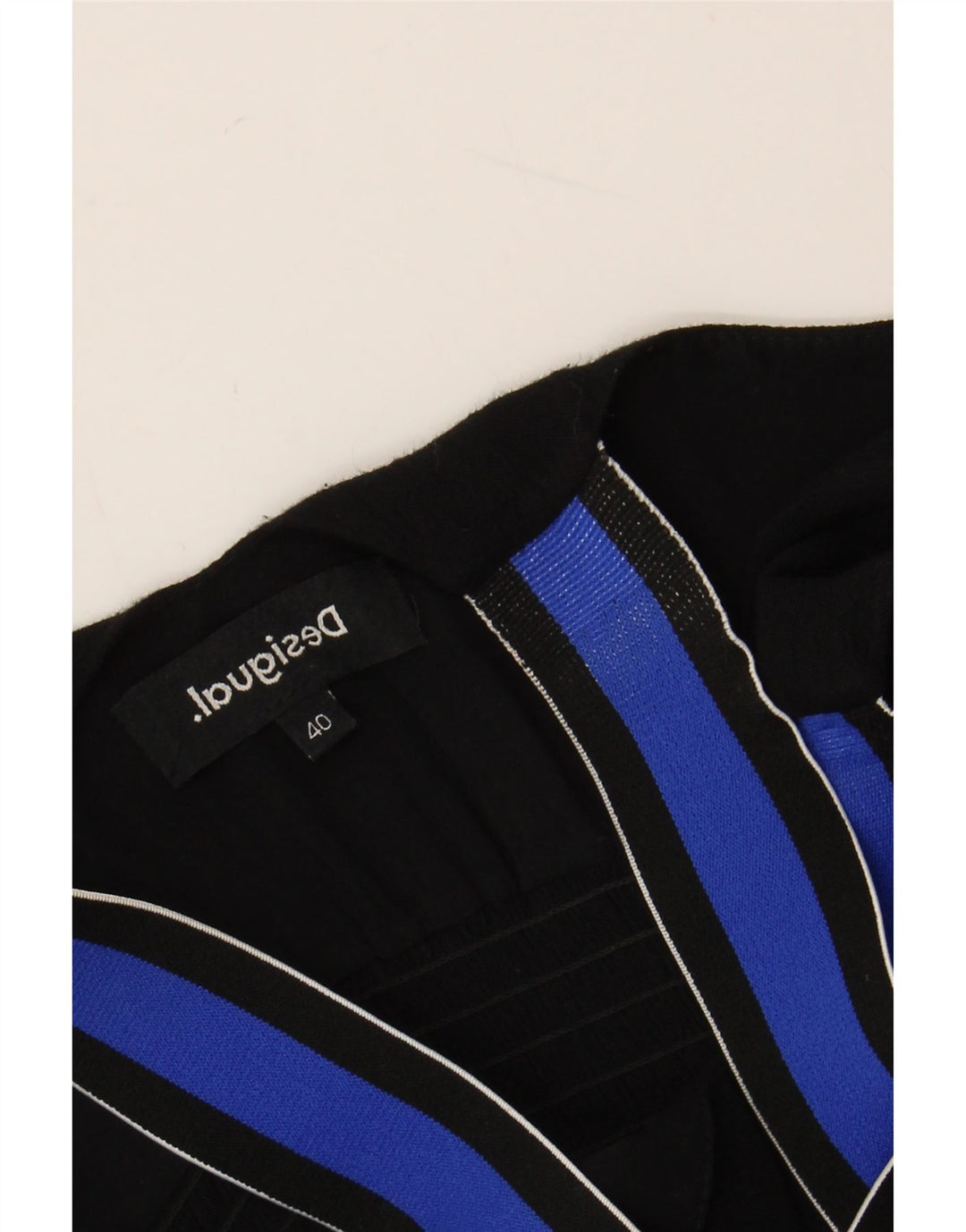 DESIGUAL Robe longue à motif abstrait pour femme EU 40 Moyen Noir Bohème