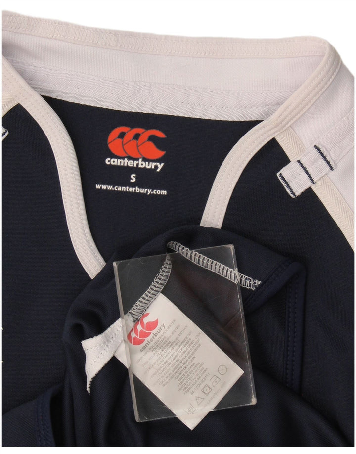 Canterbury T-Shirt Graphique Homme Petit Bleu Marine Colorblock Polyester