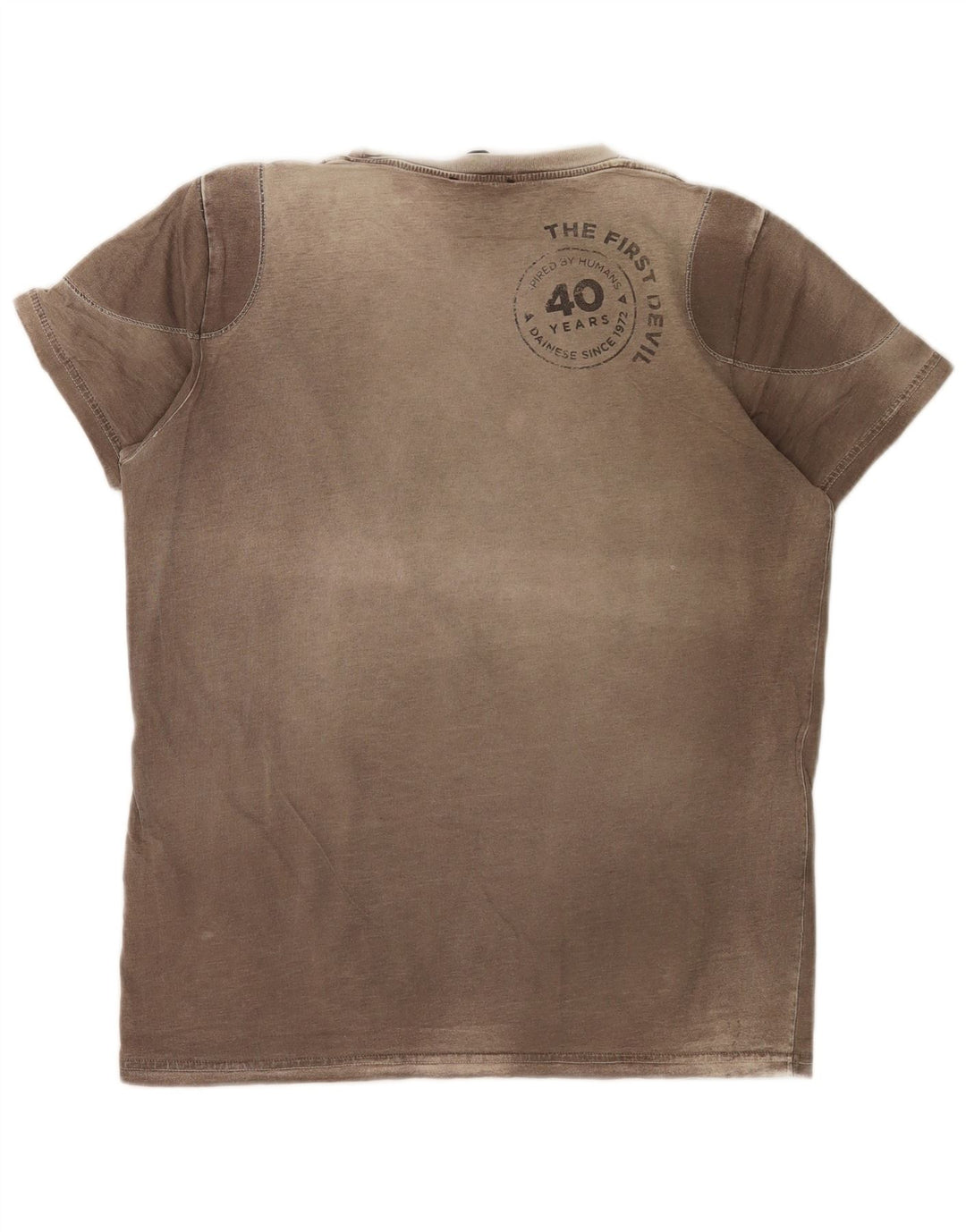 Dainese T-Shirt Graphique Homme Marron Moyen Coton