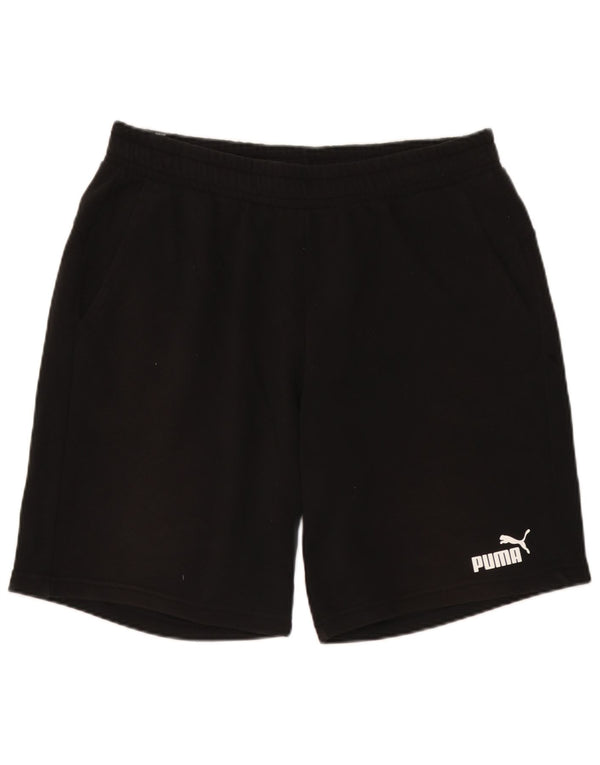 Puma Short de Sport Homme XL Noir Coton