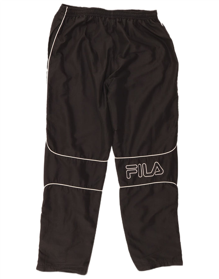 FILA Pantalon de Survêtement Graphic Homme Noir Moyen