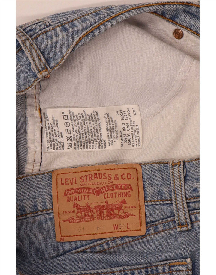 Levi's Jean 751 Regular Droit W36 L32 Homme Bleu Coton