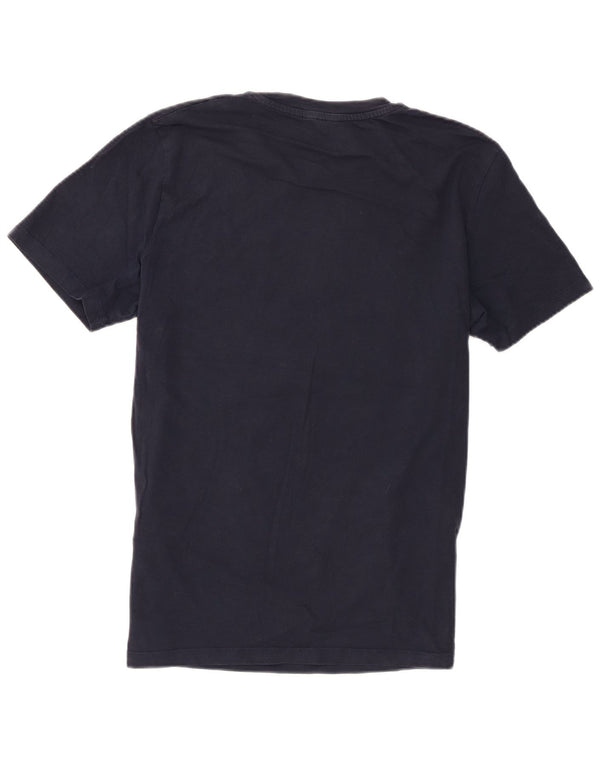 Jack & Jones T-Shirt Graphique Homme Grand Bleu Marine Coton
