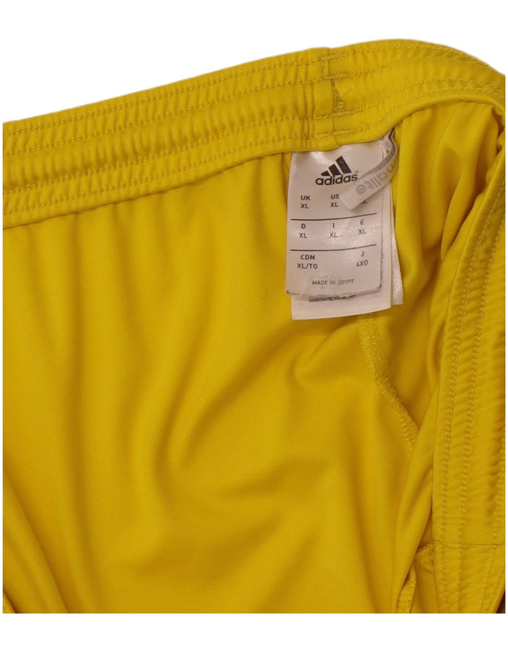 ADIDAS Short de sport Climalite XL Homme Jaune Polyester