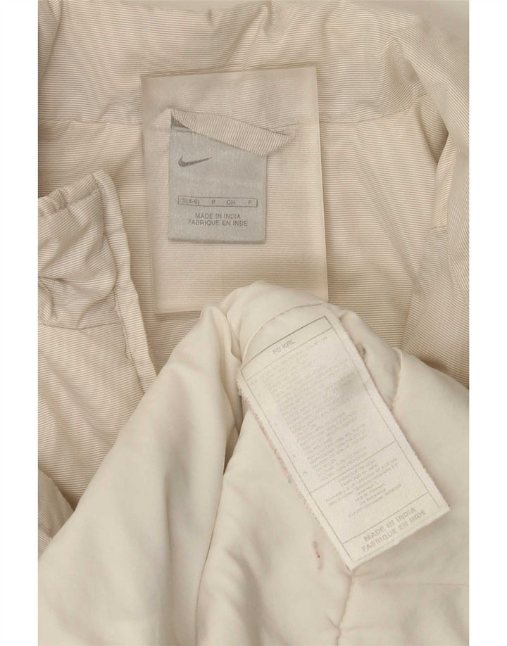 Nike Veste matelassée surdimensionnée pour femme US 4/6 Petit polyester beige