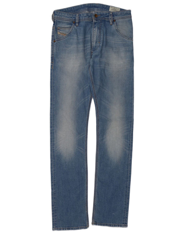 DIESEL Jean Droit Krooley Homme W29 L34 Bleu Coton