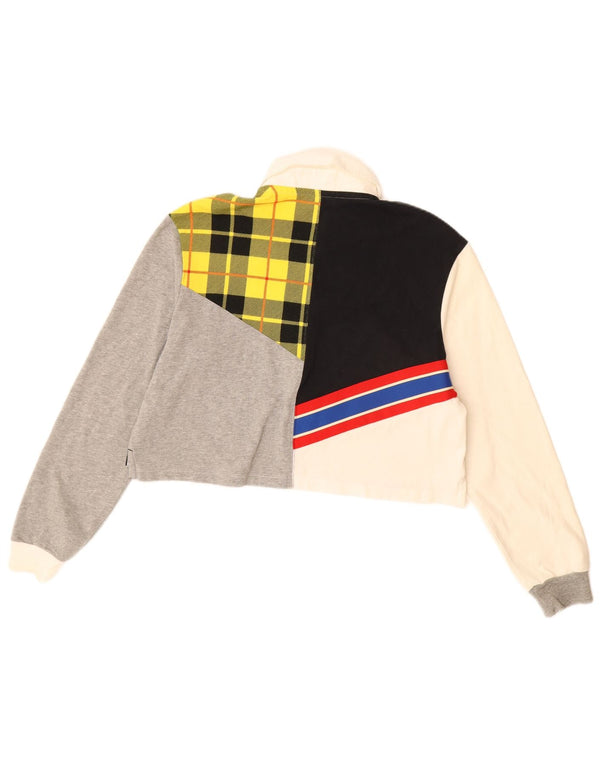 NIKE Polo de rugby court surdimensionné pour femme UK 10 Small Multicolore