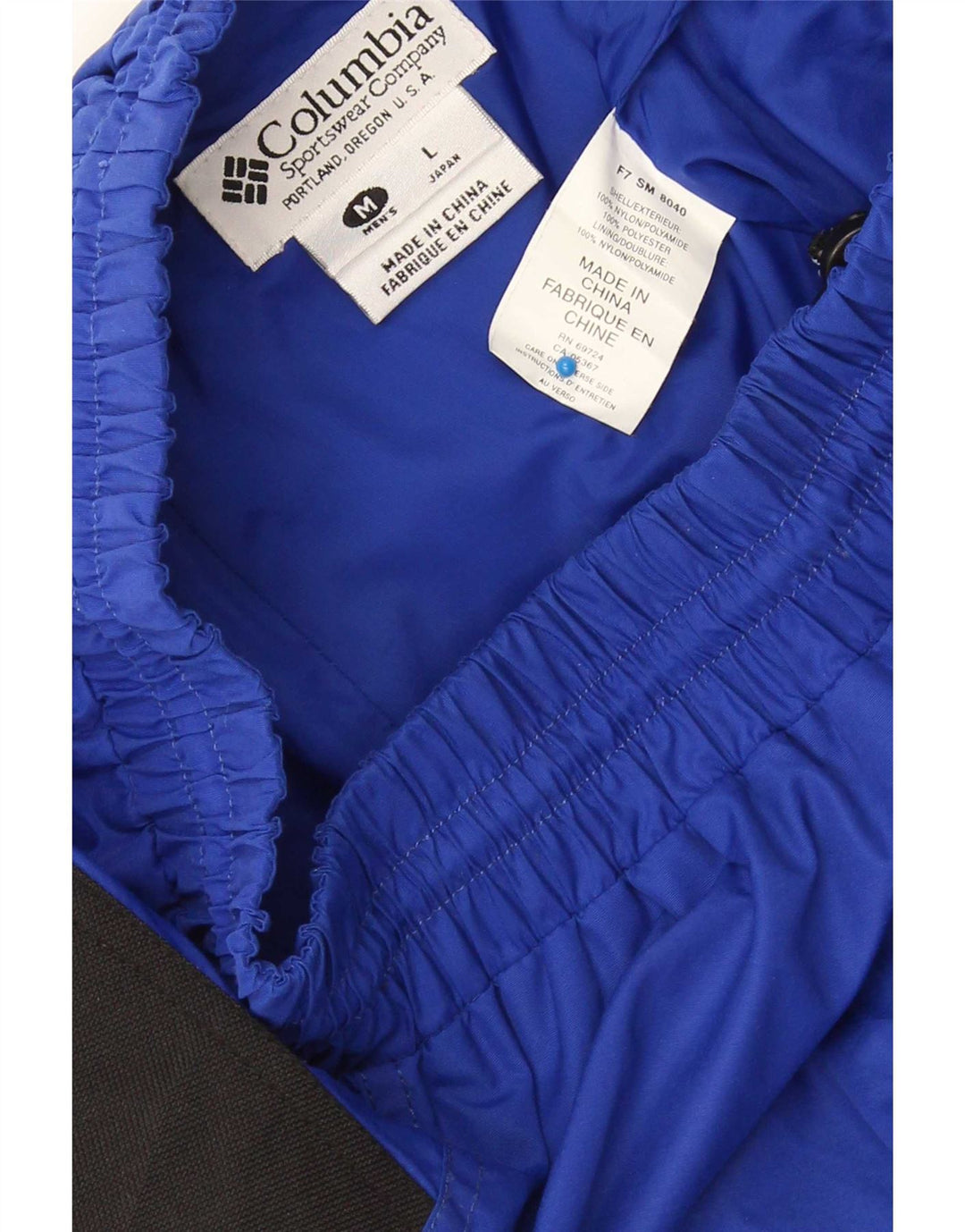 Columbia Pantalon de Ski Homme Bleu Moyen Colourblock Nylon