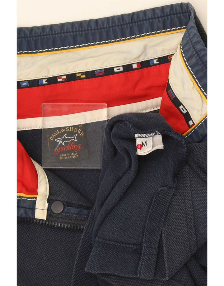 Paul & Shark Sweat-Shirt Yachting Zip Neck Homme Bleu Marine Moyen
