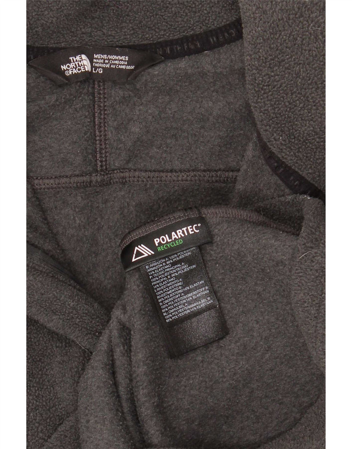 The North Face Veste polaire pour homme UK 40 Large Gris Colorblock Polyester