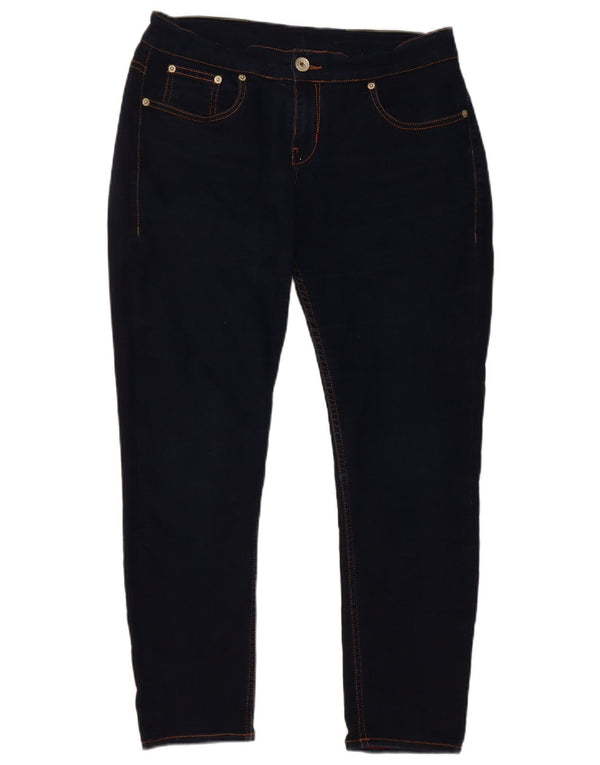 Ted Baker Womens Skinny Jeans W32 L30 Navy Blue Cotton
