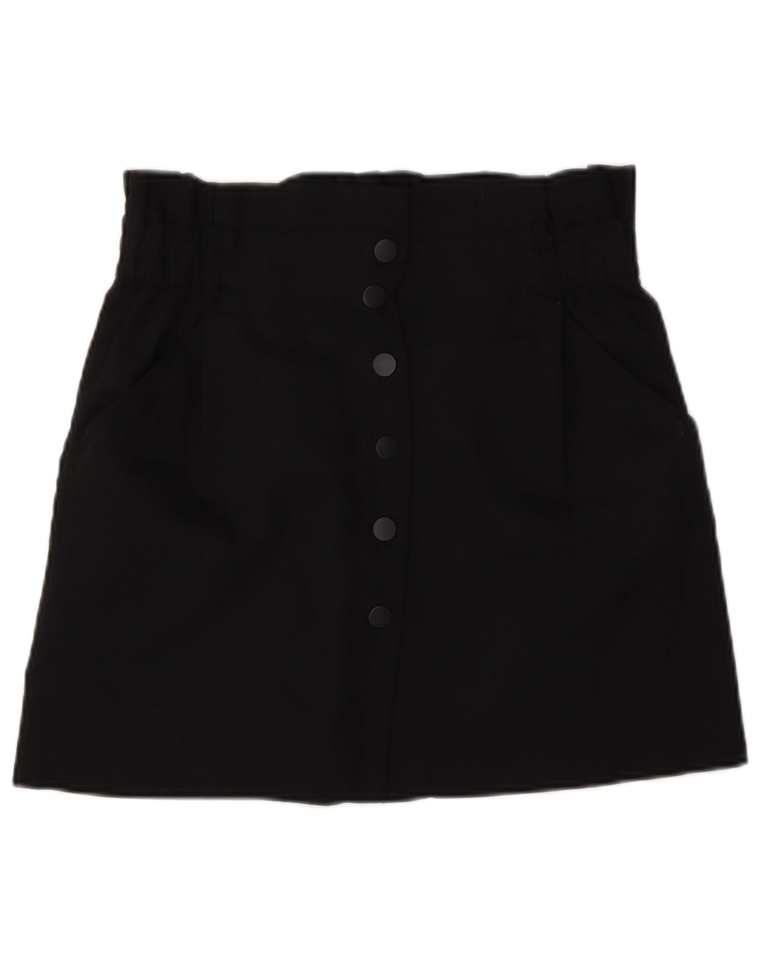 ZARA Womens Mini Skirt Medium W28  Black Cotton