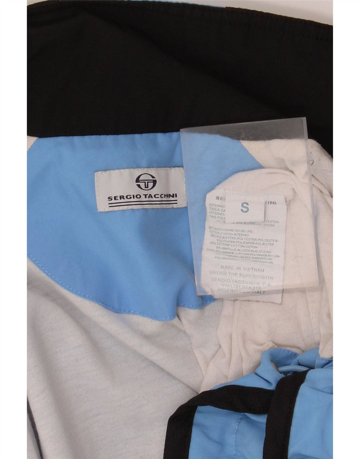 Sergio Tacchini Veste de survêtement pour homme Petit Bleu Colorblock Polyester